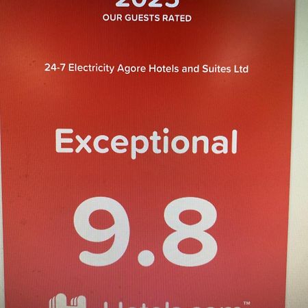 24-7 Electricity Agore Hotels And Suites Ltd Awoyaya Exterior foto